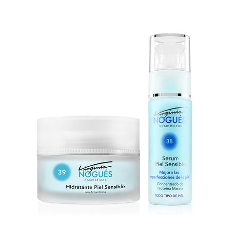 Serum y Crema Facial Hidratante Piel Sensible