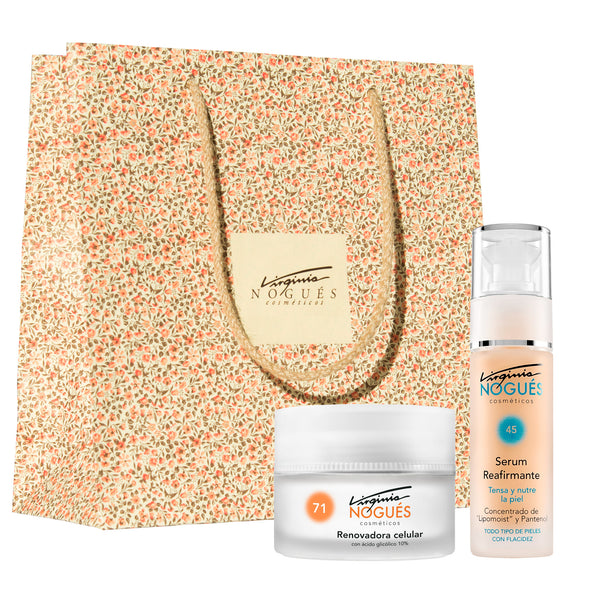 Crema y serum facial renovador regalo de navidad